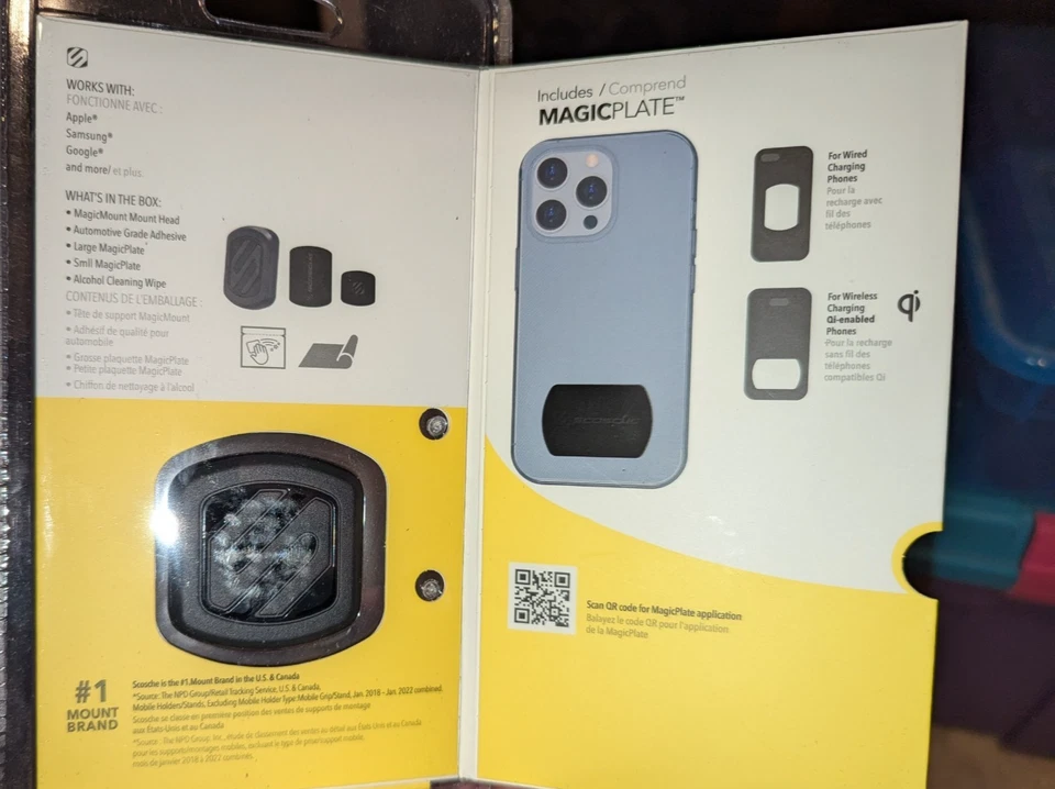 Scosche MagicMount Surface Magnetic Phone Mount - Adhesive Flush - Image 2 of 4