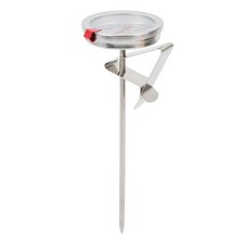 Deep Fry Thermometer Stainless Steel Measuring Tool With 5cm Dial For Oil Pan
