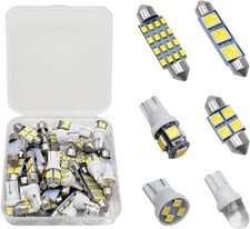 42pcs Interior Car Lights Super Bright White Dome Map Tail Cab Lights Bulb Repl 42pcs Interior Car Lights Super Bright White Dome Map Tail Cab Lights Bulb Repl