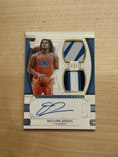 2024-25 National Treasures Dillon Jones Prime 11/25 Rookie Dual Patch Auto RPA
