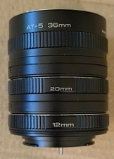 Vivitar AT 5 Automatic Extension Tube 36mm 20mm 12mm for Minolta film cameras