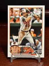 2023 Topps Series 1 Gunnar Henderson #206 Rookie RC Baltimore Orioles