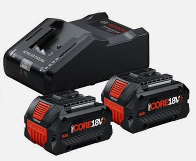 BOSCH Starter-Set 2 x ProCORE18V+ 8.0Ah + GAL 18V-160 1600A02X03 mit GAL 18V-160