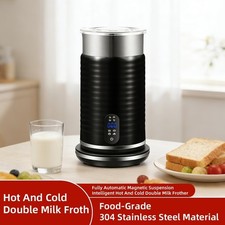 4-in-1 Electric Milk Frother & Heater 500ml for Latte Cappuccino Coffee Foam