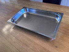 6 new Vogue Stainless Steel Gastronorm trays 325x530x 65mm deep Rectangle (K903)