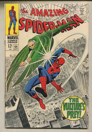 The Amazing Spider-Man: #64 VG+  The Vultures Prey   Marvel SA