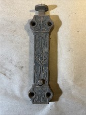 Antique Victorian Cast Metal Door Lock Surface Latch As Is INV-AT13