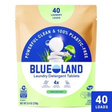 Blueland Fresh Dew HE Deep Cleaning Concentrated Laundry Detergent Tablets - 8oz