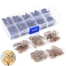 Zum Selbermachen Kunststoff Sicherheitsaugen Stofftiere Teddybär Puppe Tierherstellung Handwerk Schraube Neu
