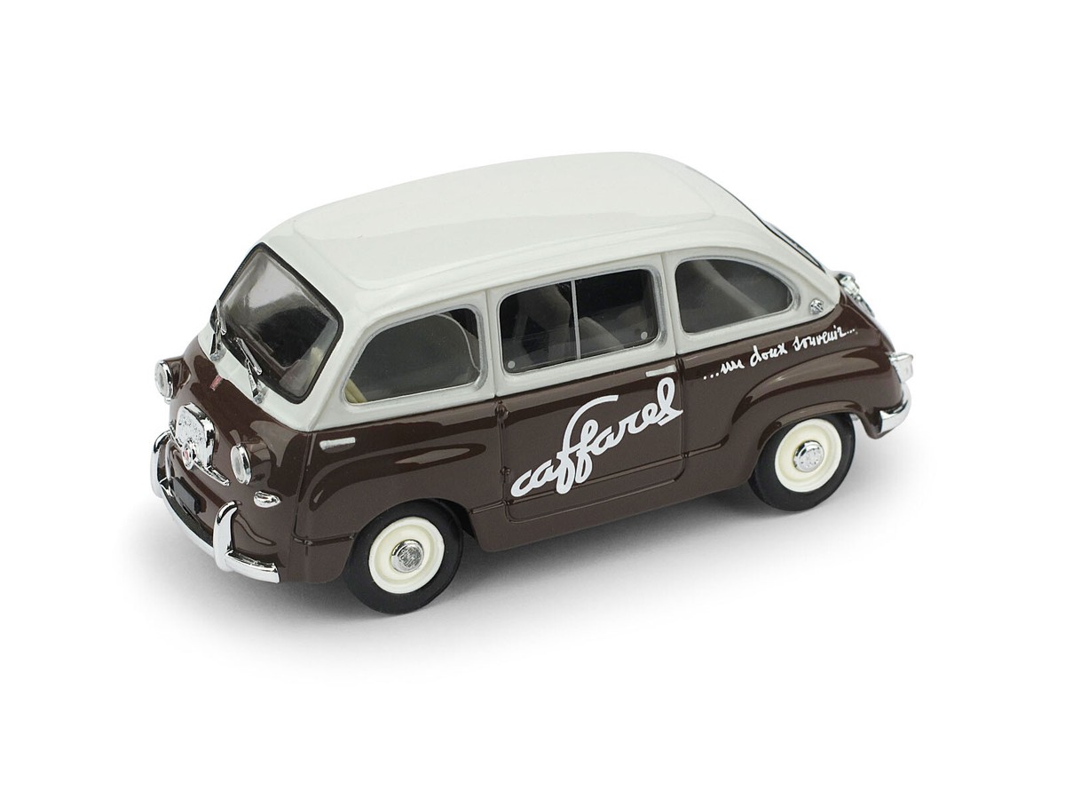 Diecast Model Car 1:43 Brumm FIAT 600 MULTIPLA Commercial
