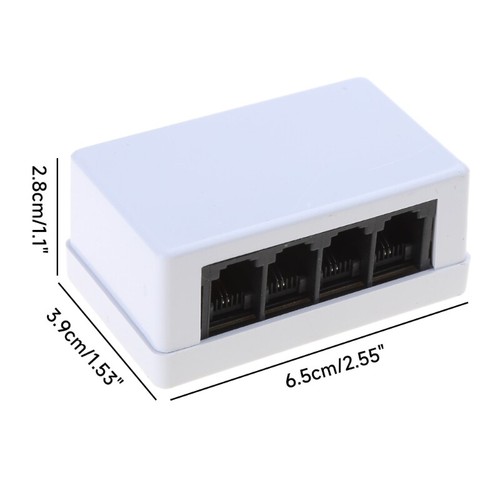 RJ45 to RJ11 Splitter Netword to Telephone Adapter for Smooth Operations - Zdjęcie 8 z 8
