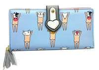 I'mur Women's Clutch Wallet Cute Print Purse With Tassel Zipper I'mur Women's Clutch Wallet Cute Print Purse With Tassel Zipper
