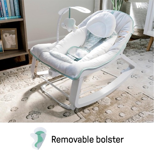 Keep Cozy 3 in 1 Grow with Me Vibrating Baby Bouncer Seat Infant to Toddler - Picture 6 of 13