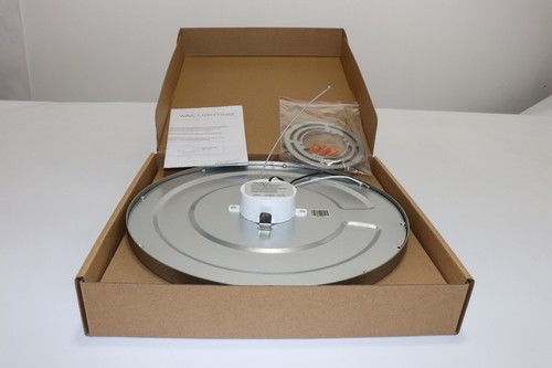 WAC LIGHTING FM-11RN-930-BN 11" LED ROUND CEILING LIGHT, 3000K BRUSHED NICKEL - Picture 4 of 5