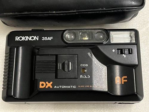 Vintage Rokinon DX 35AF 35MM Camera Made in Taiwan with Glass Lens Made In Japan - Picture 5 of 6
