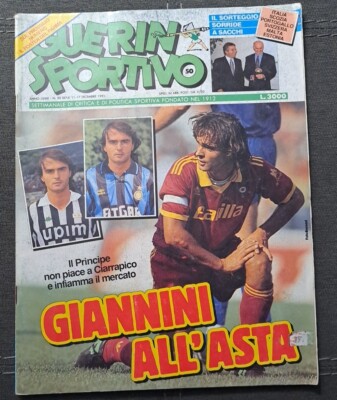 Guerin Sportivo Décembre 1991 | Magazine De Foot Vintage - Spécial Roma Avec Giannini !