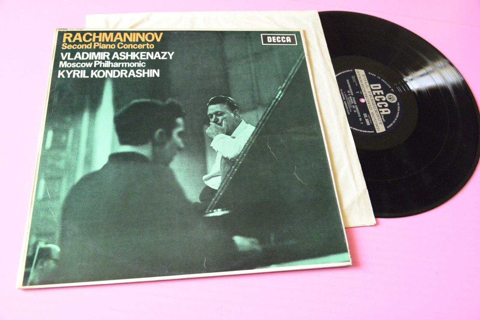 Rachmaninov Ashkenazy LP Second Piano Concerto SXL Unboxed Stereo EX+ Classica