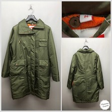 Yaya Women's Long Khaki Fleece Lined Jacket Medium Waterproof Winter