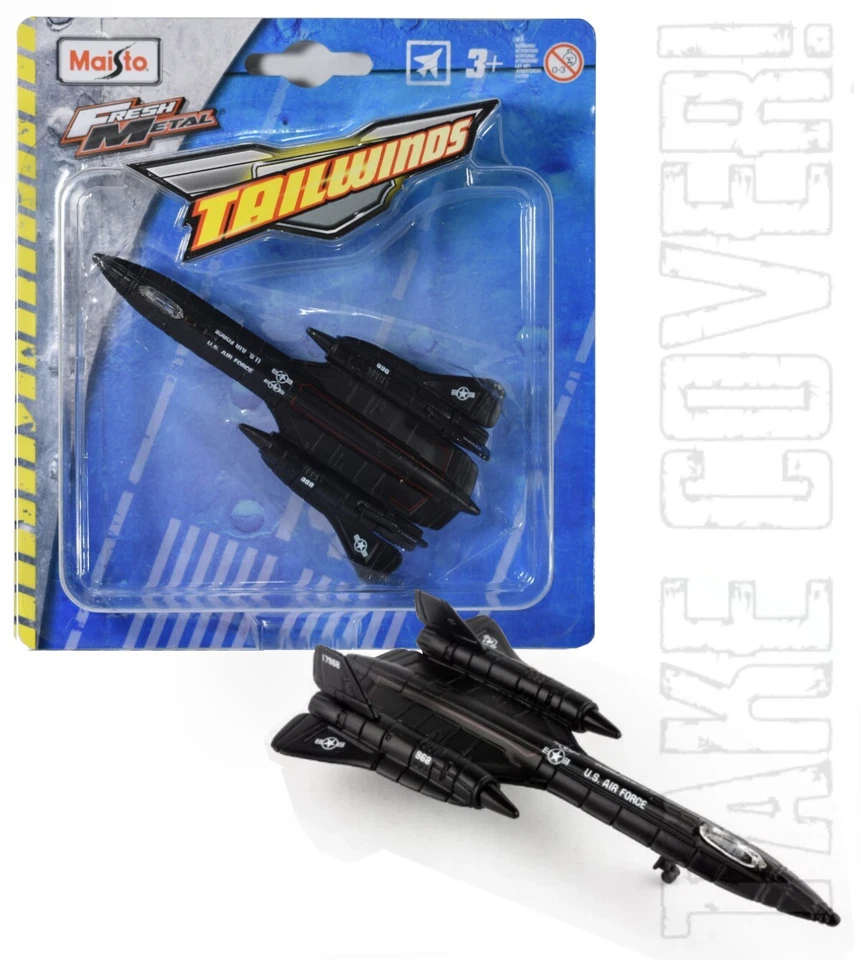 Maisto Tailwinds - SR-71 Blackbird - USAF Spy Jet - Diecast Aircraft Toy