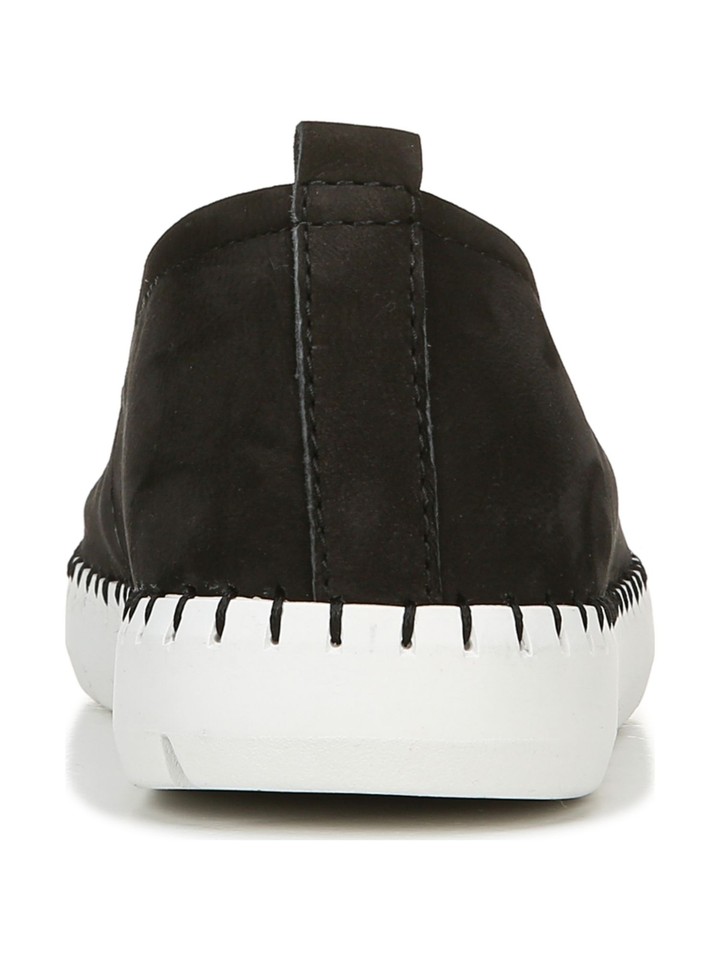 NATURALIZER Womens Black Dolly Wedge Slip On Leather Flats 8.5 W eBay