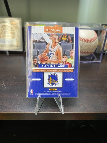 2019-20 Panini NBA Hoops - Great Significance Alen Smailagic #GS-AML (AU, RC) - Picture 2 of 2