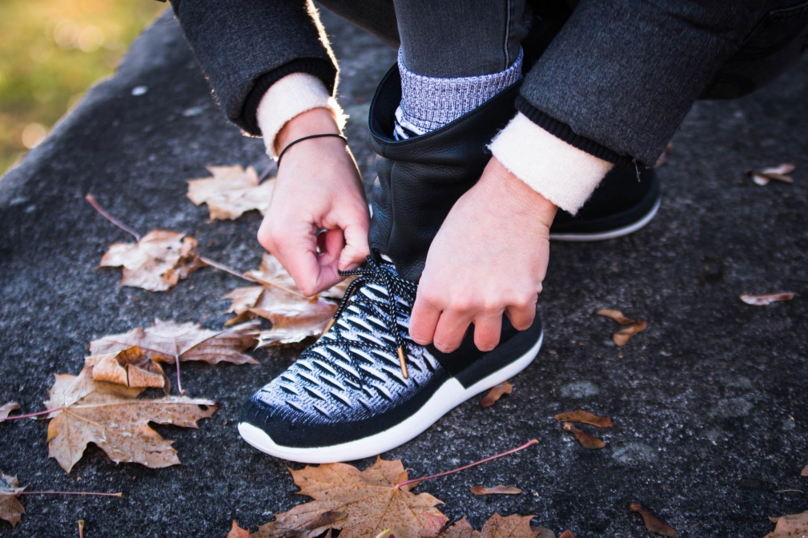 nike roshe two hi flyknit sneakerboot