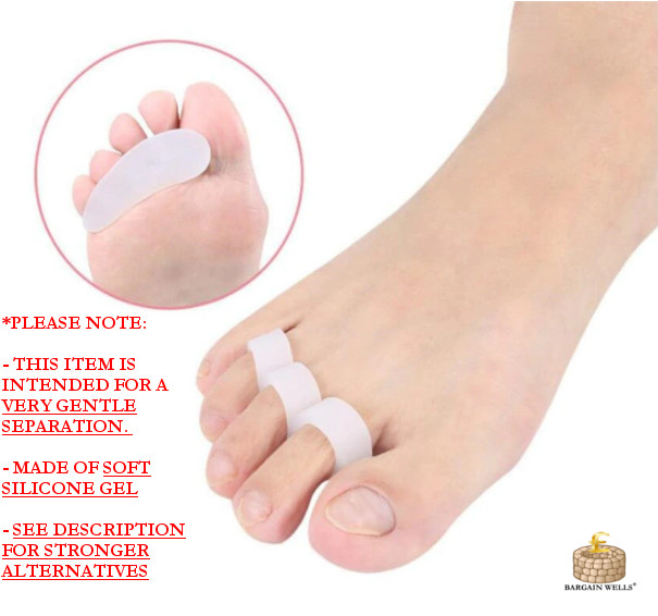 Paquete de separadores de gel separadores de gel de férula de martillazo corrector de férula Pa