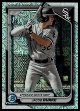 2024 Bowman Jacob Burke #BCP-116 Chrome Prospects Mega