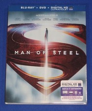 2013 Superman Man of Steel Blu-ray DVD 2-Disc Set DC Comics Zack Snyder Movie