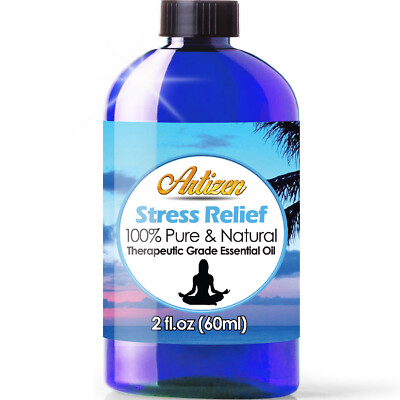 Artizen Stress Relief Essential Oil Blend (100% PURE & NATURAL - UNDILUTED) 2oz