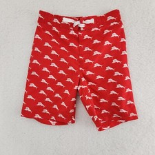 Tommy Bahama Youth Swim Trunks Size 6 Marlin Fish Red White