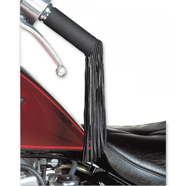 Held Black Moto Motorcycle Motorbike Selfadhesive Cowhide Handle Bar