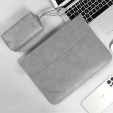 Leather Laptop Bag Sleeve Case For Macbook Air Pro 12 13 14 15 16 inch Notebook