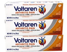 Voltaren Topical Gel 1 , Arthritis Pain Relief, Travel Size 0.7 Ounce - 3 Pack