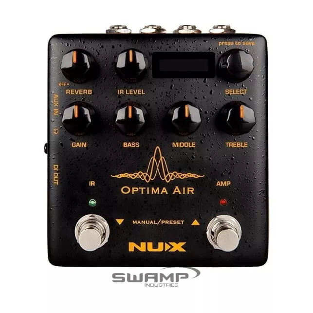 NUX Optima Air Dual-Switch Acoustic Guitar Simulator and IR Loader Verdugo Serie NUX Optima Air Dual-Switch Acoustic Guitar Simulator and IR Loader Verdugo Serie