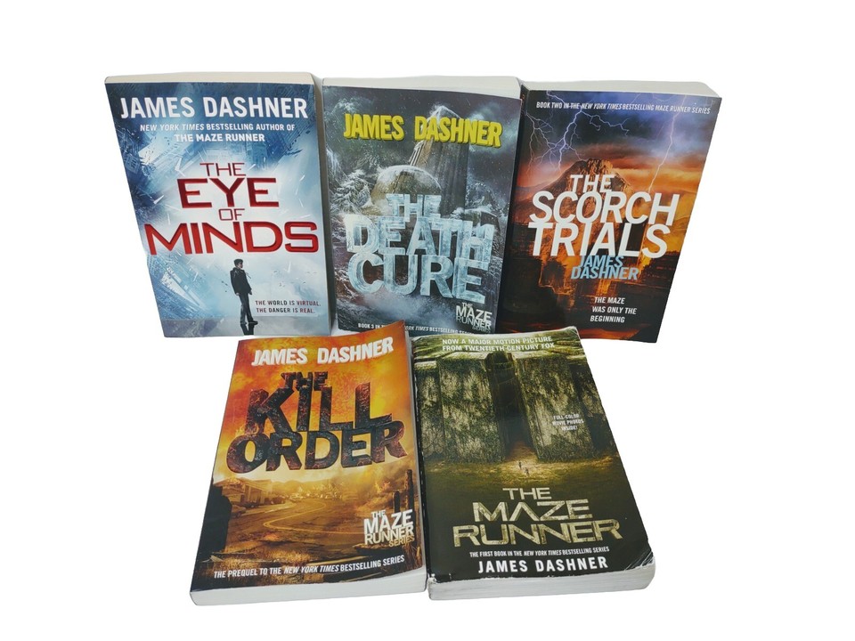 James Dashner The Maze Runner Series Book lot eBay