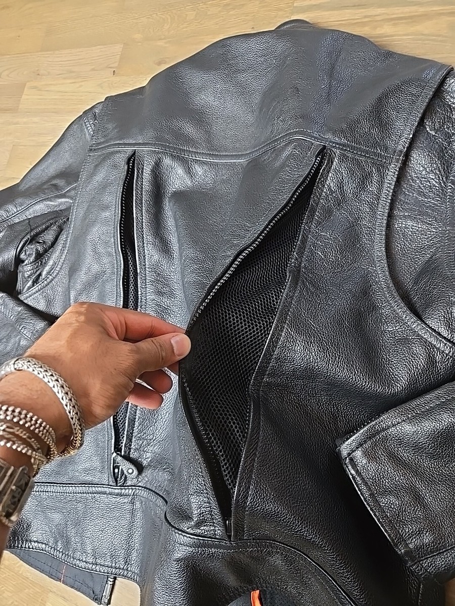 First Classics Sz M Leather Jacket 1980s Vtg Rare Motorcycle