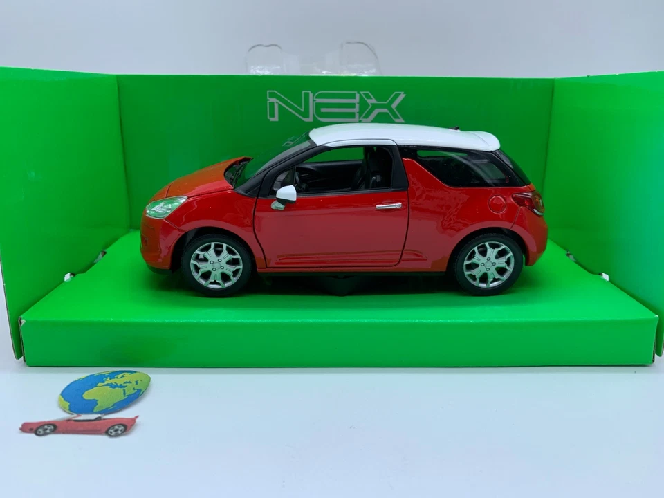Welly Citroen DS3 2010 ,modello in scala 1:24, (2363) , vintage - Immagine 2 di 4