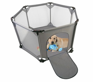 hexagon dog cage