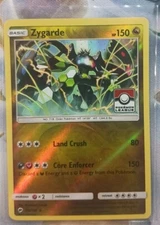 Zygarde Reverse Holo Rare Pokemon League Stamped Burning Shadows 100/147 NM.