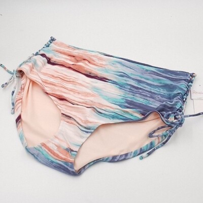Raisins Bikini Bottom Womens 22W Curve Plus North Shore In the Shallows Slate