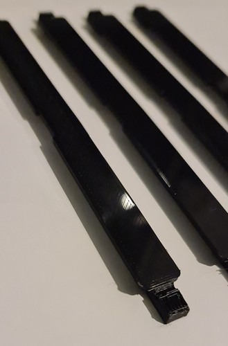 Vauxhall Opel Astra H Roof Bar Cover Replacement Rail Trim Rack Lid Box Cap 1pc - Picture 4 of 8