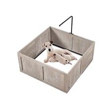 unipaws Whelping Box for Dogs, Dog Whelping Box for Puppies Birth, Puppy Whel...