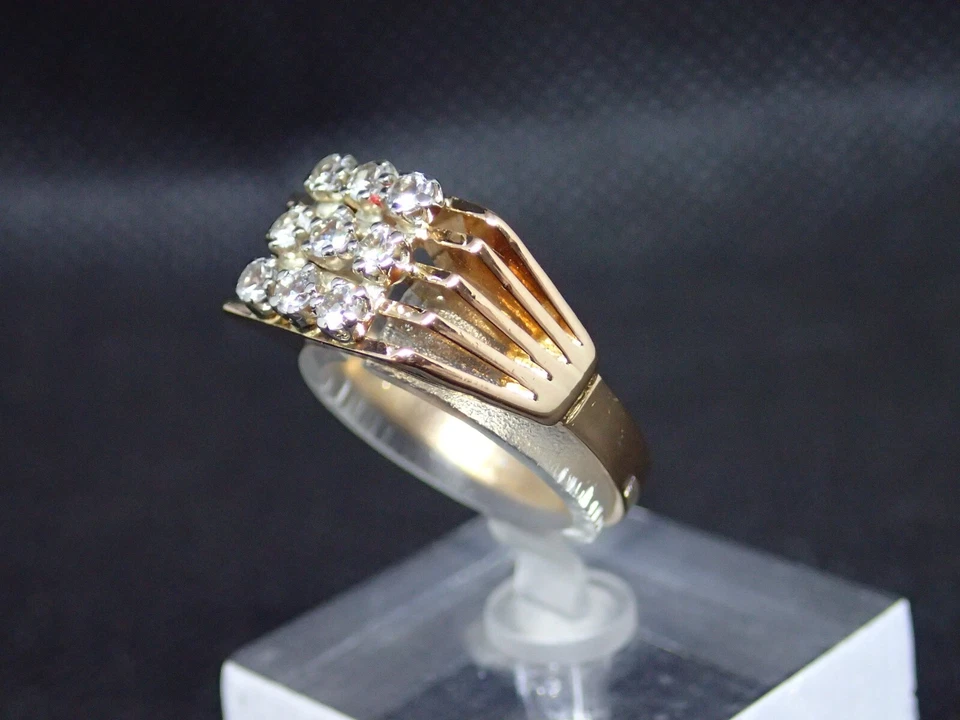 Chevalière Or jaune 750/ème de 4.69g, oxyde / Bijoux d'occasion - Photo 4/4