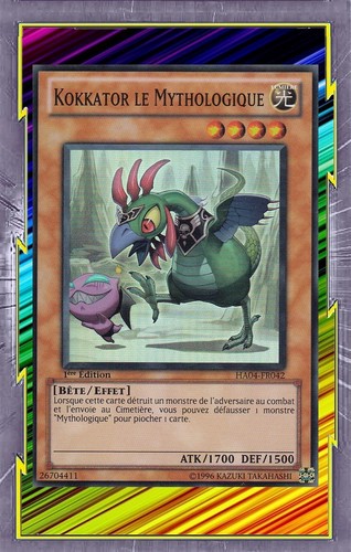 Kokkator le Mythologique HA04-FR042 Lumière Bête Effet Niveau 4 YGO - 第 1/1 張圖片
