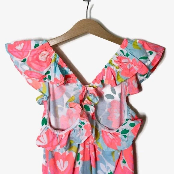 Crewcuts Girls' Sleeveless Floral Print Top Size 14 - Image 3 of 4