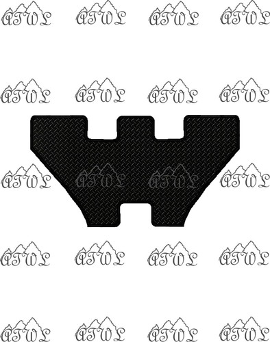 VW TOURAN (7 SEATER) 2016-ONWARD FULLY TAILORED BLACK RUBBER FLOOR MATS 4-Pieces - Picture 8 of 8