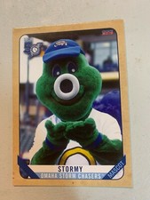 Mascot Stormy Card 2018 Omaha Strom Chasers Team Card