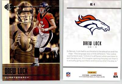 Drew Lock 2019 Illusions Retail #4 Missouri Broncos Giants RC Rookie