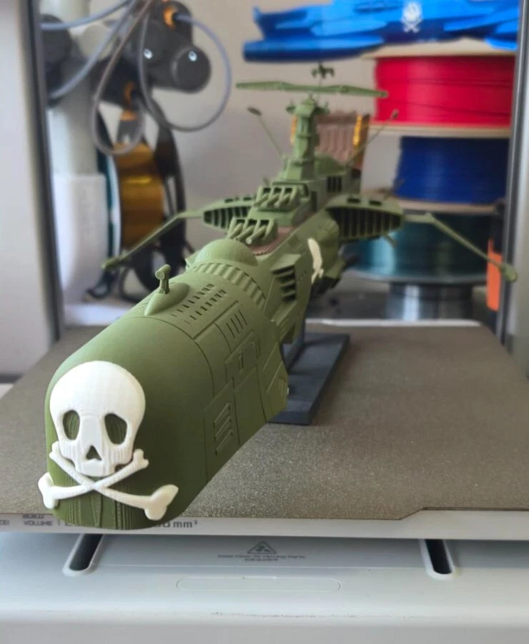 ALBATOR Vaisseau Pirate ARCADIA - Captain Harlock - VERT OLIVE - Immagine 3 di 4